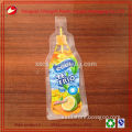 Hot sale ! 188ml beverage packaging bottle shape plastic bag for drinks